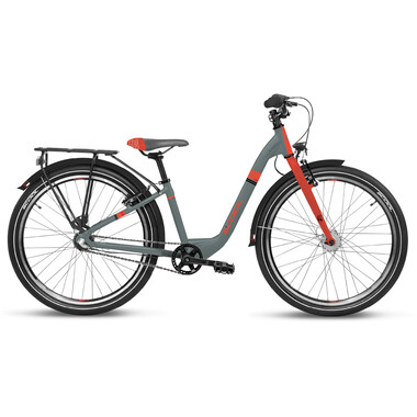 Bicicletta da Città S'COOL CHIX SL FW Alluminio 7V 24" Grigio/Arancione 2022 0
